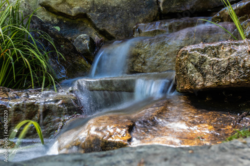 small waterfall in the forest