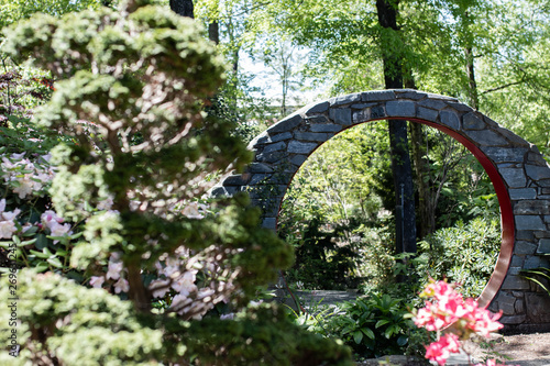 bridge in garden
