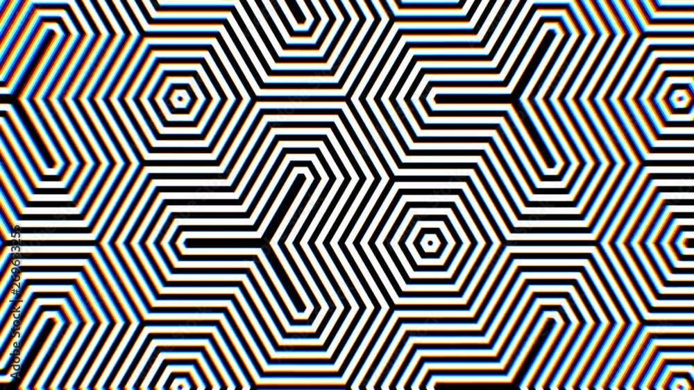 Black and white abstract background animation, 3D rendering. Black and white abstract background animation, 3D rendering.