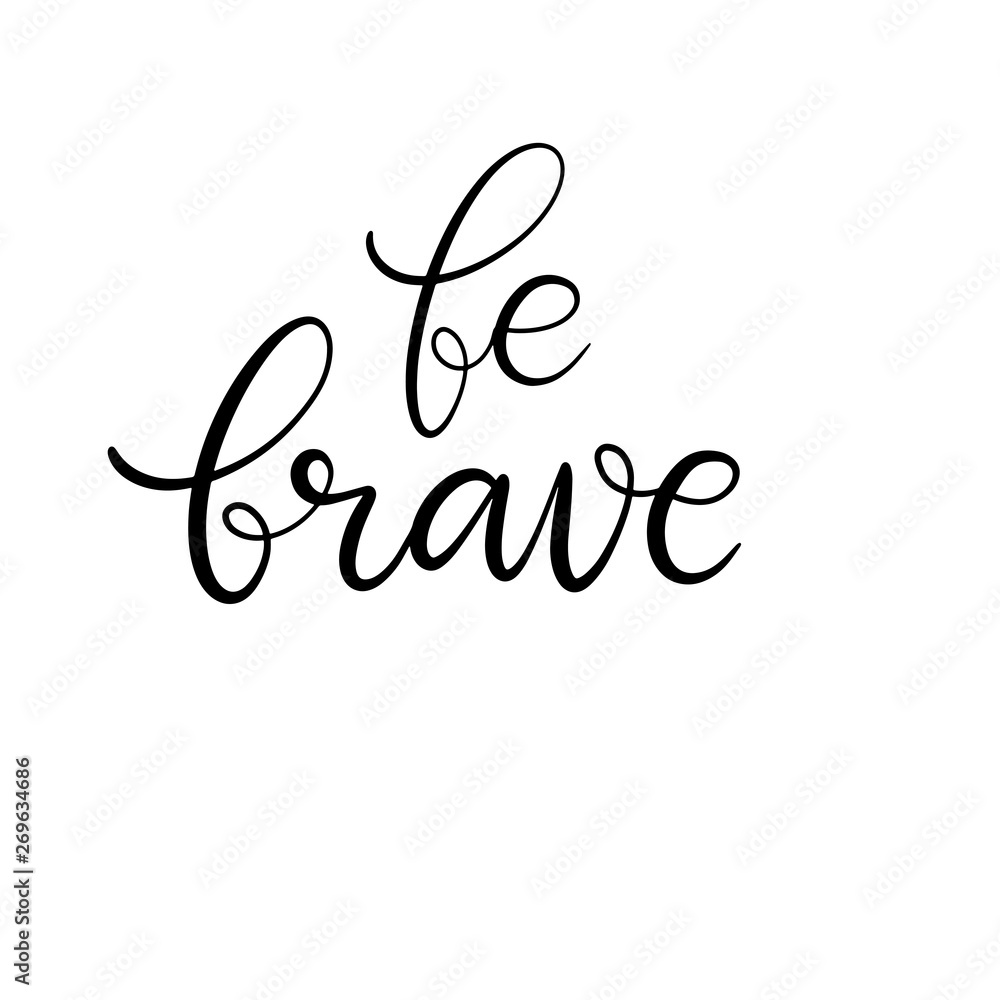 Black and white lettering vector illustration. Black and white lettering vector illustration.