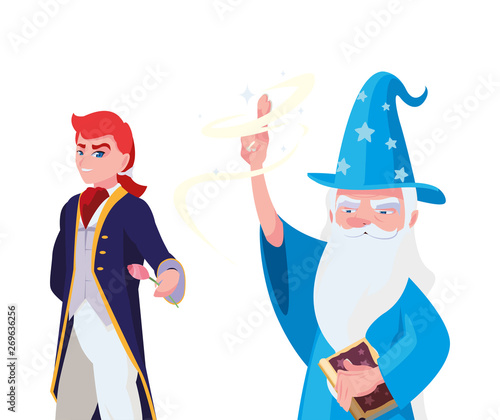 prince charming and wizard of tales characters