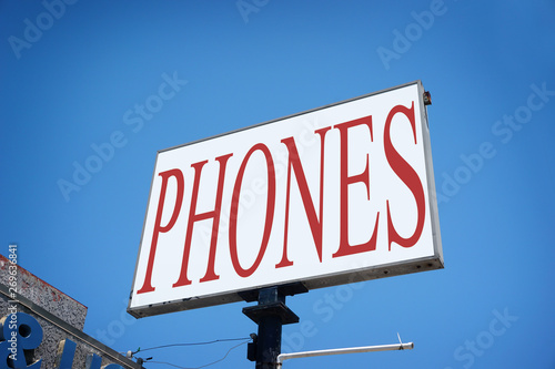 urban phones sign