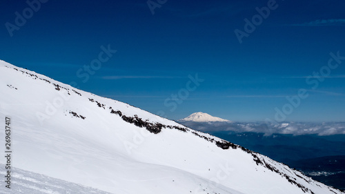 Mt Adams Seen From Mt Hood