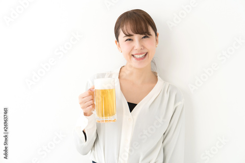 ビール・女性