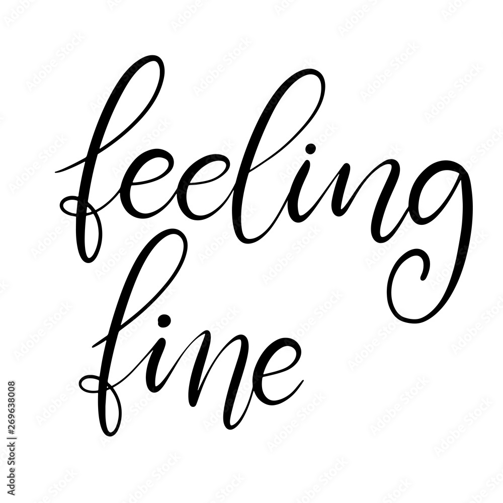 Black and white lettering vector illustration. Black and white lettering vector illustration.