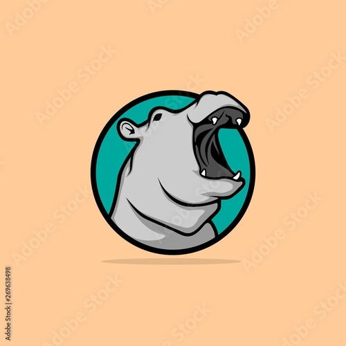hippopotamus logo inspirations