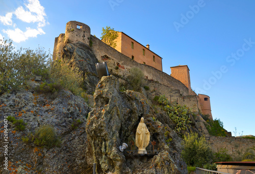 Citadel in Corte on Monte Corso, Corsica, France