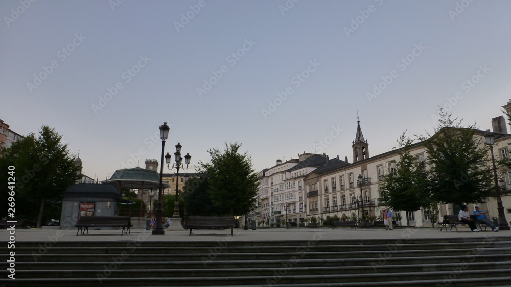 Fototapeta premium Lugo , historical city of Galicia.Spain