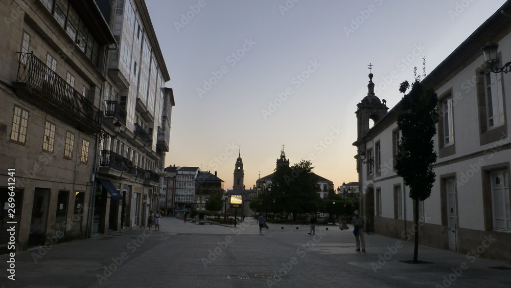 Lugo , historical city of Galicia.Spain