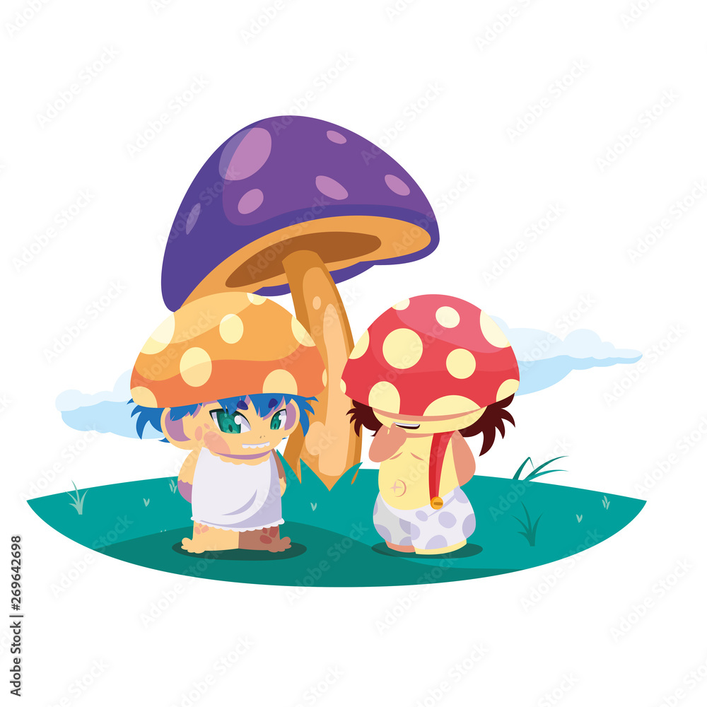 fungus elfs in the garden magic characters fungus elfs in the garden magic characters