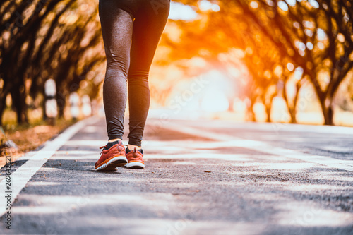 athlete running sport feet on trail healthy lifestyle fitness