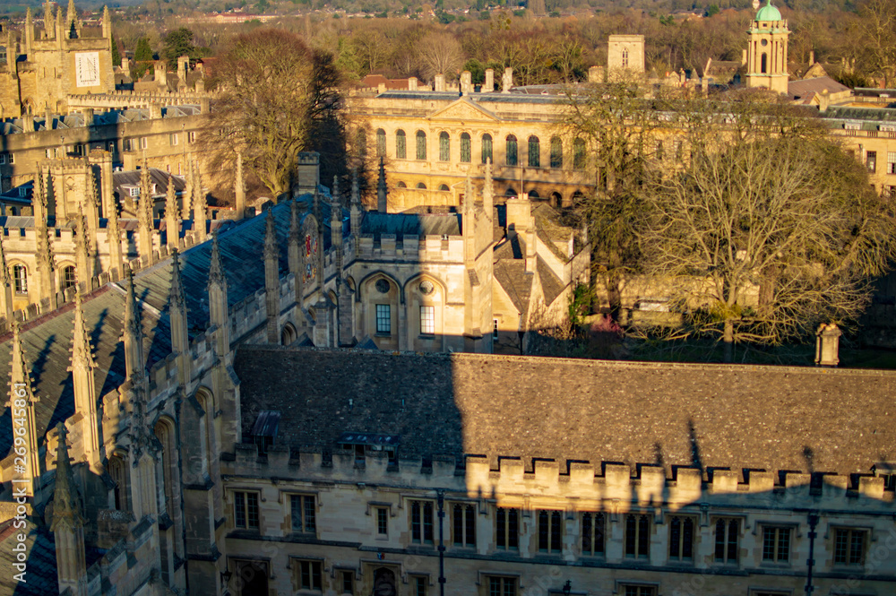 Oxford town and its famous colleges