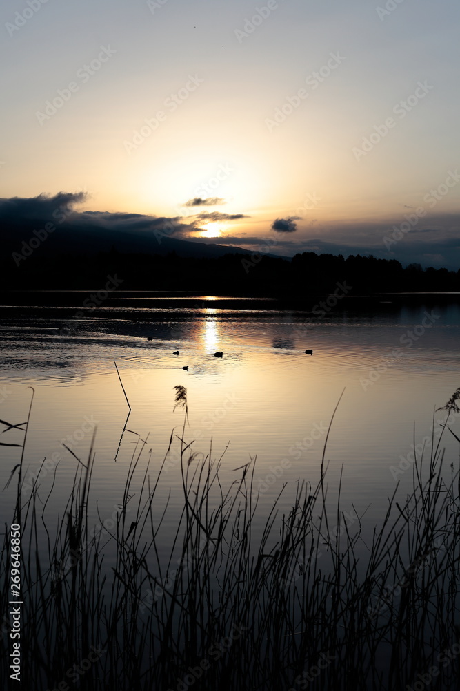 Lake Tanukiko of the morning