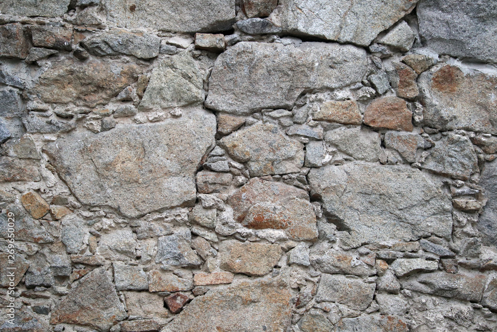 medieval texture of field stones of a fortress wall medieval texture of field stones of a fortress wall