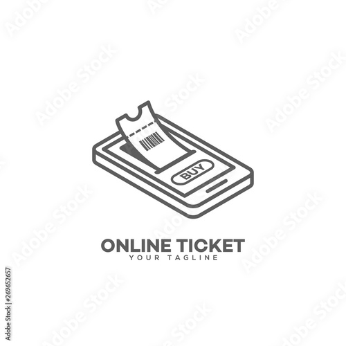 Online ticket logo