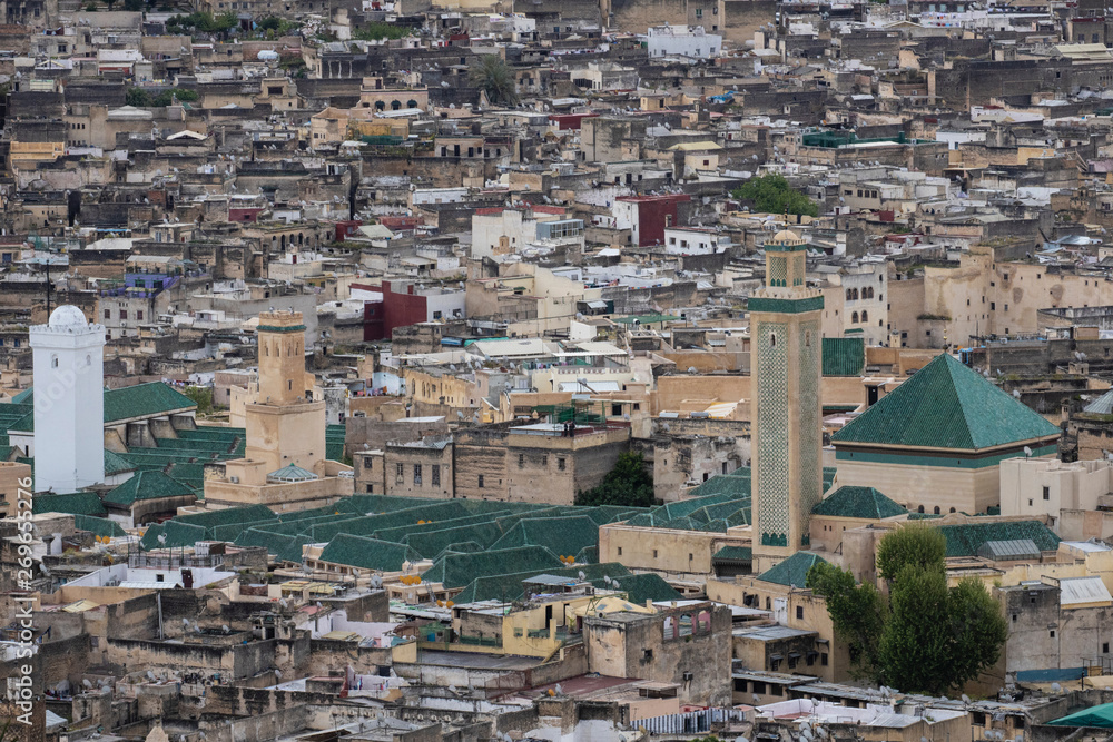 The fascinating city of Fes, Morocco and its wonderful architecture
