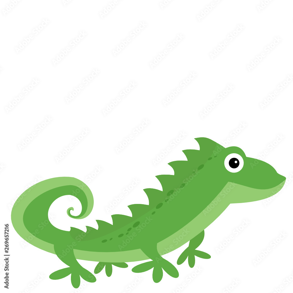 Fototapeta premium chameleon clipart