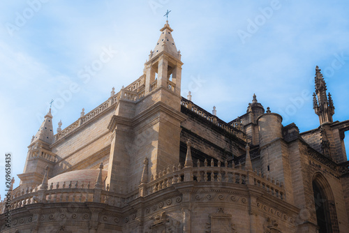 Street and architectural sketches. Seville. Andalusia. Spain