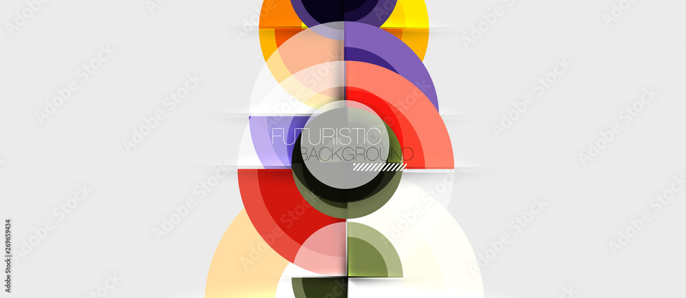 Circular geometrical design template Circular geometrical design template