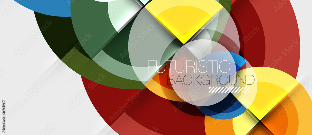 Circular geometrical design template Circular geometrical design template