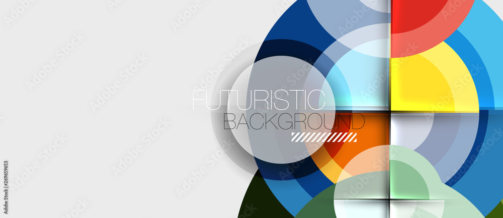 Circular geometrical design template Circular geometrical design template