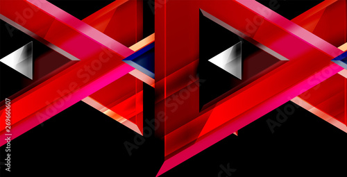 Triangle abstract background