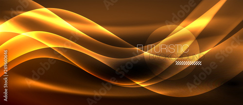 Neon light waves
