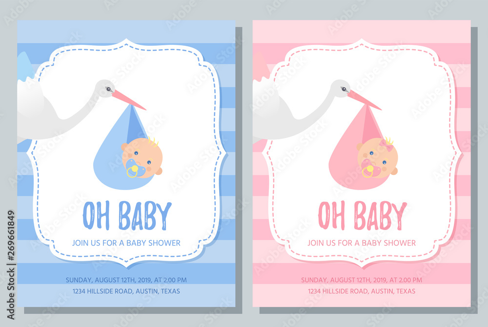 Oh Baby Boy, Oh Baby Girl, Boy or Girl Sign Decoration