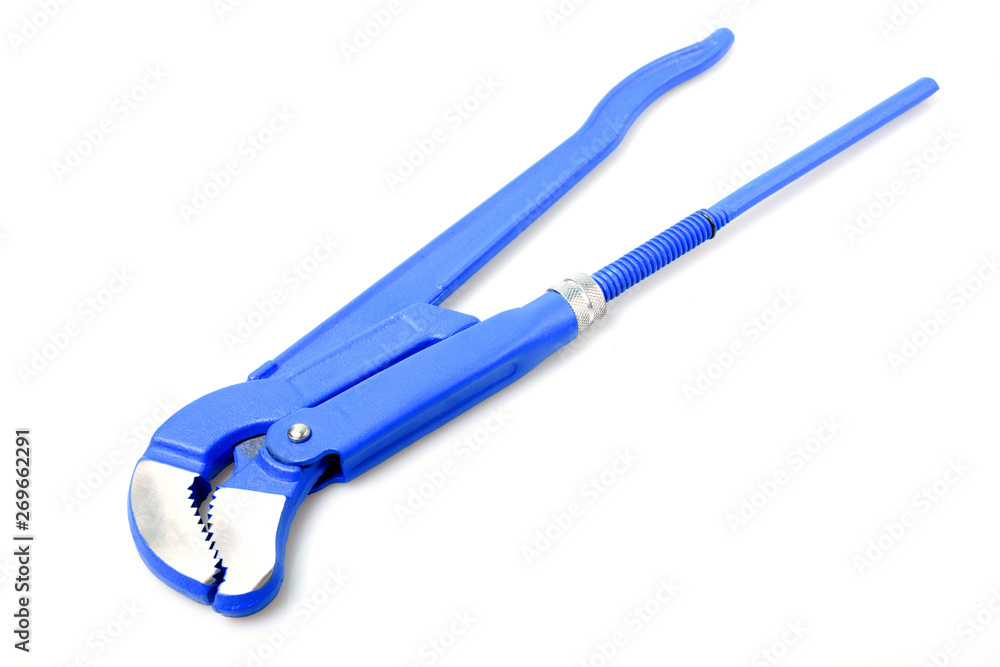 Steel wrench isolated on white background Steel wrench isolated on white background