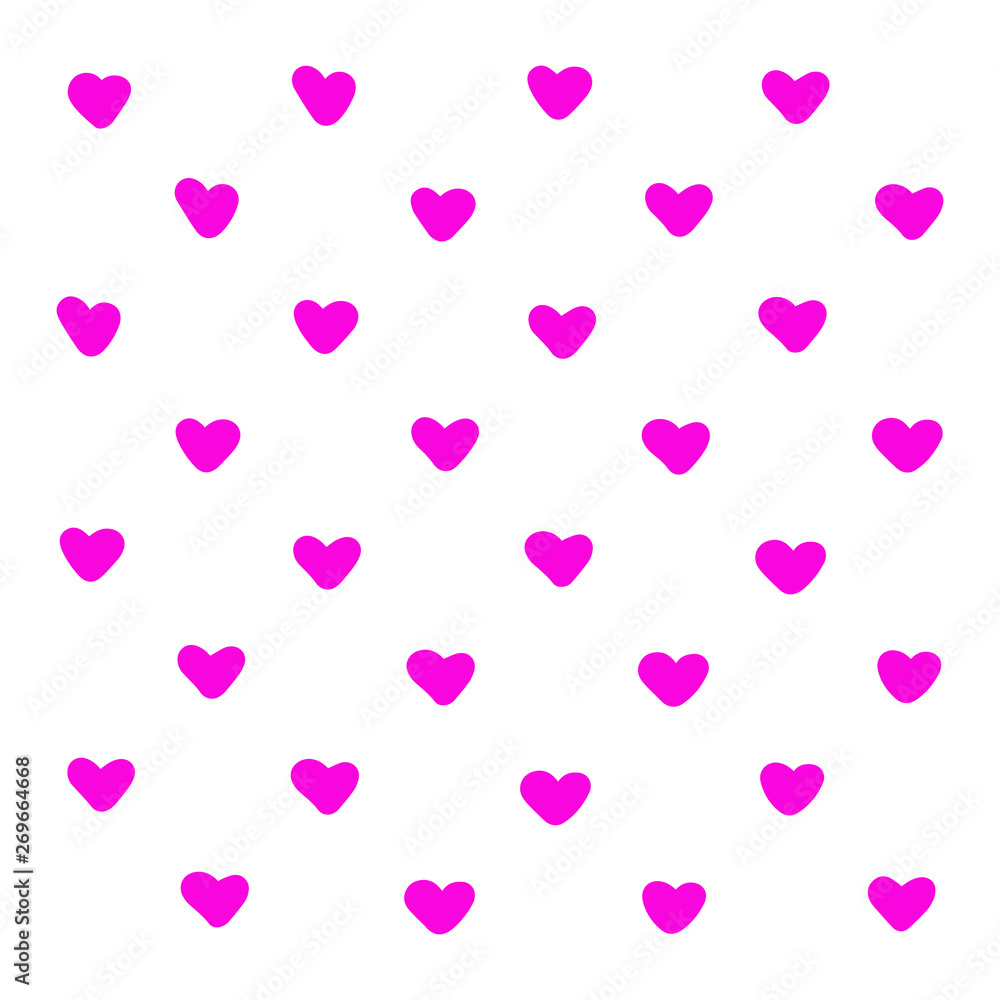 Pink hearts pattern illustration. Isolated on white inspiration graphic design typography element. Primitive woman cut out style. Cute hand drawn postcard. Simple poster for text, wedding wallpaper. Pink hearts pattern illustration. Isolated on white inspiration graphic design typography element. Primitive woman cut out style. Cute hand drawn postcard. Simple poster for text, wedding wallpaper.