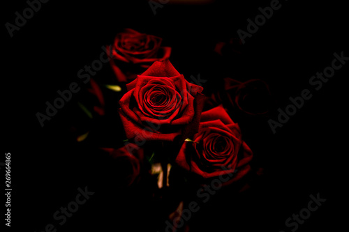 Fototapeta Naklejka Na Ścianę i Meble -  Red rose Bouquet 