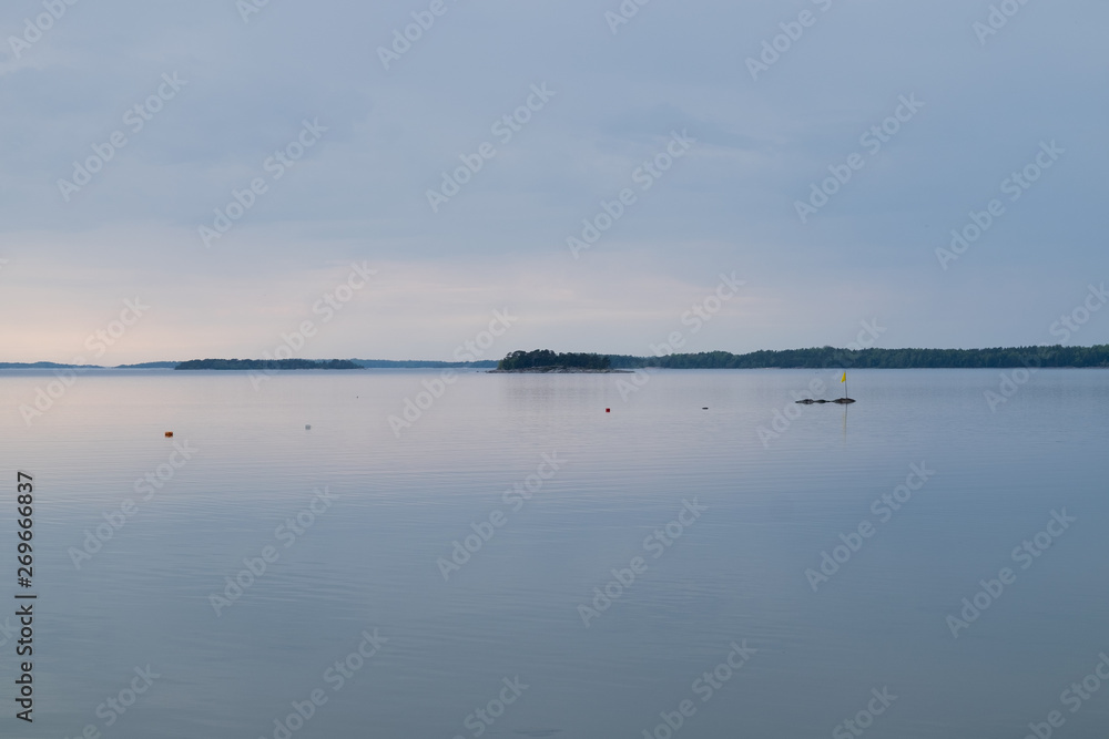 fishing in the lake