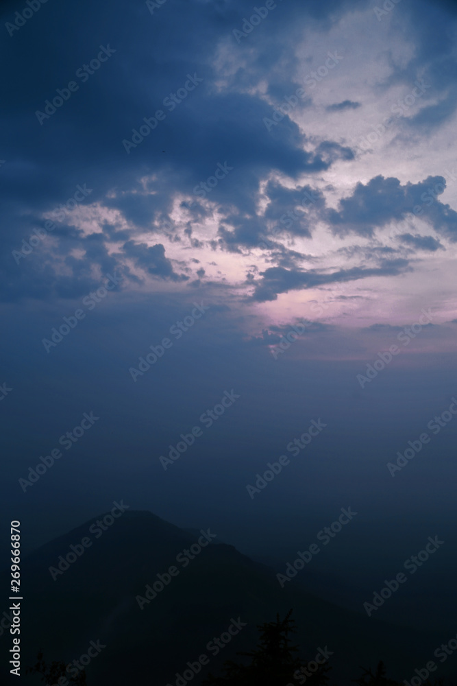 Fototapeta premium Wuling Mountain in Northeast Beijing