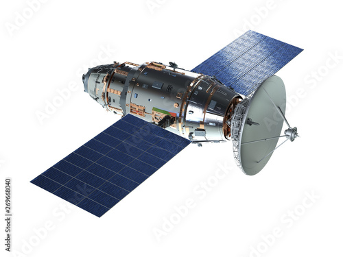 Fototapeta Naklejka Na Ścianę i Meble -  Satellite dish with antenna