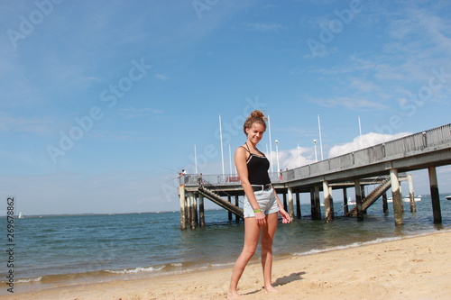 Jetée du Moulleau, Arcachon, Bassin d'Arcachon photo