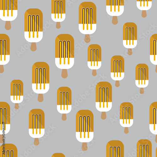 Full ice cream bar vector background