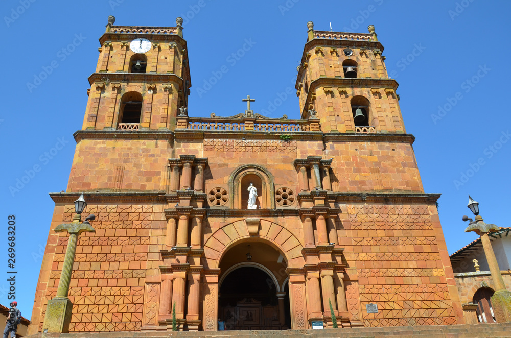 Barichara Church in Colombia, south america