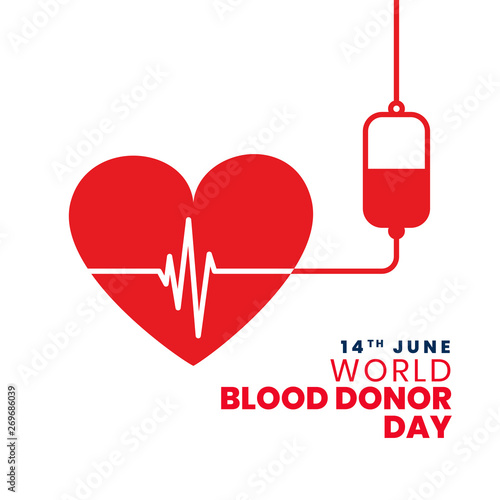 donate blood save lives concept background