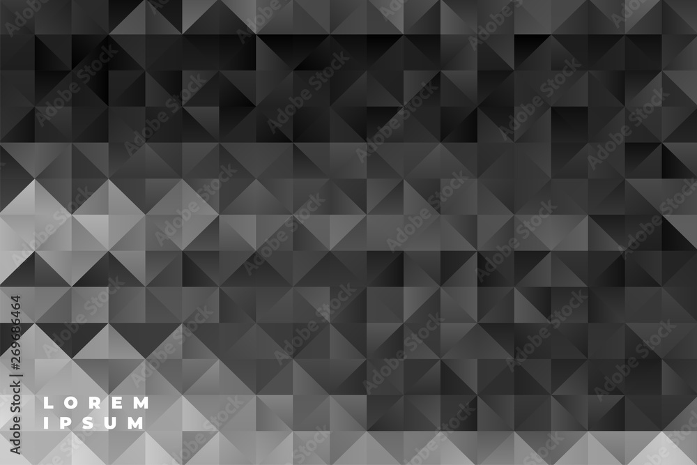 abstract triangles pattern black background abstract triangles pattern black background