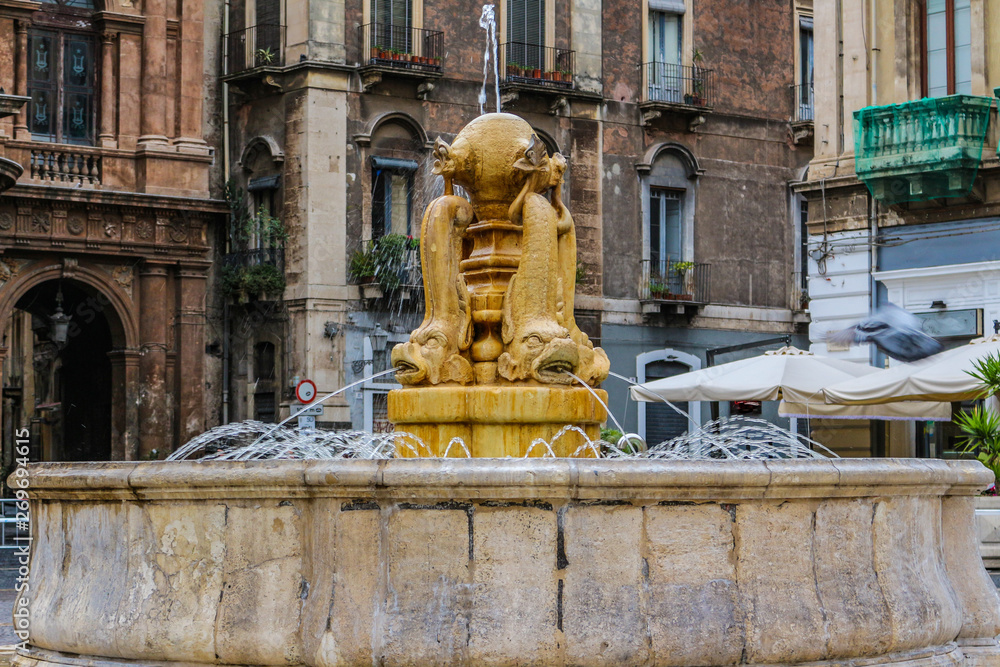 Fontana dei delfini - Catania