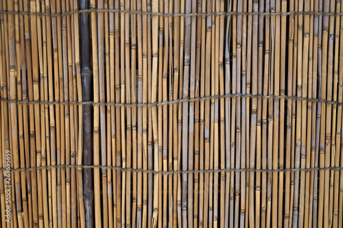 Fototapeta Naklejka Na Ścianę i Meble -  Natural material fence