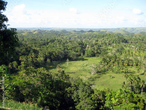 Montagnes de chocolat aux Philippines