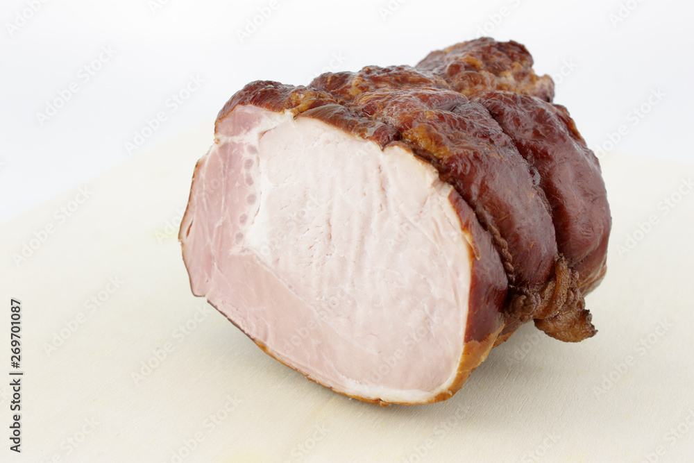 ham isolated on white background ham isolated on white background