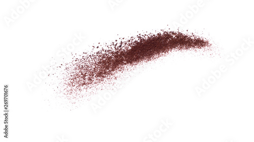 Coffee powder isolated on white background