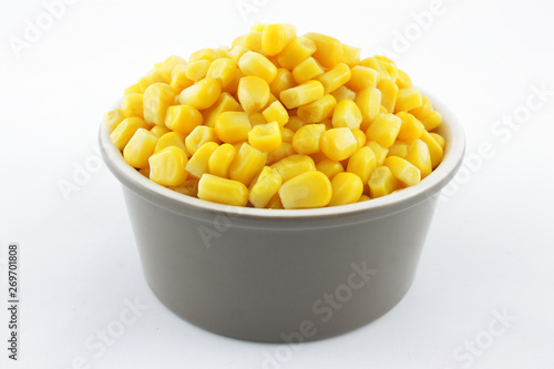 sweet corn in a bowl