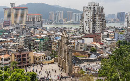 Macau  China - Portuguese colony until 1999  and a Unesco World Heritage site  Macau has many landmarks from the colonial period  like the wonderful St. Paul s ruins