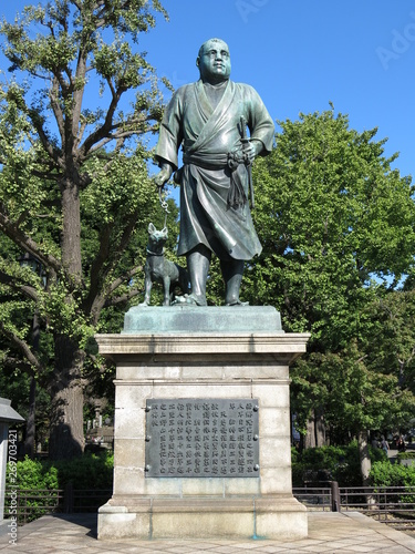 上野公園の西郷隆盛像 Statue of Takamori Saigo (Ueno Park)