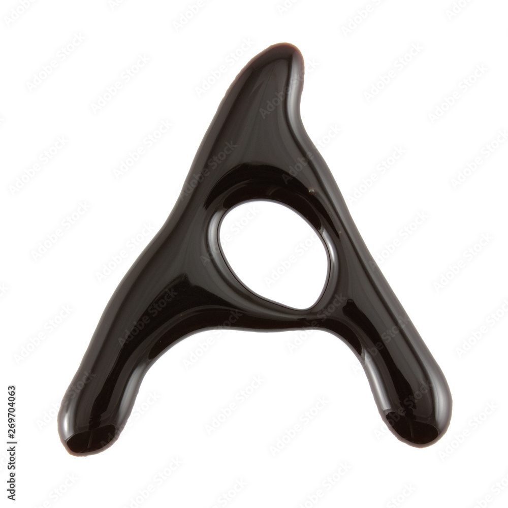 Obraz premium Chocolate Letter A