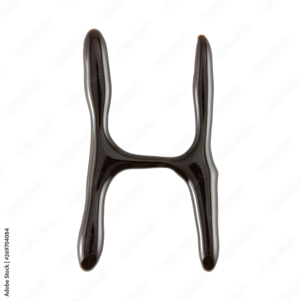 Chocolate Letter H Chocolate Letter H