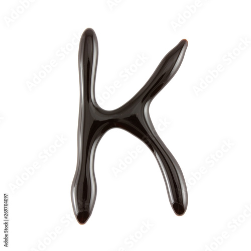 Chocolate Letter K